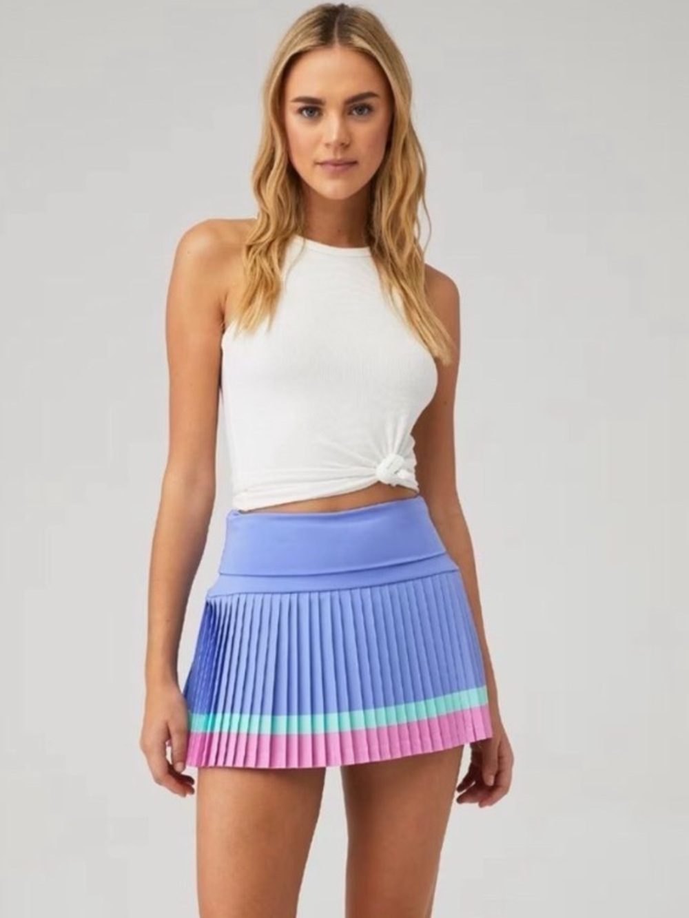 NWOT Gloria Skirt in High Tide Colorblock
BEACH RIOT